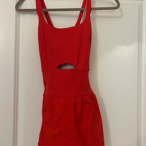 FP Movement by Free People Red Bodysuit